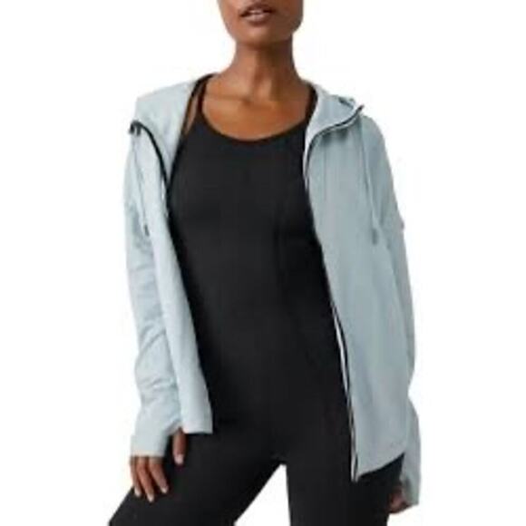 Free People Movement Nothing But Sweats Zip Up Hoodie Women’s Medium - Picture 1 of 12